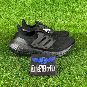 NEW adidas Ultraboost 21 “Triple Black” FY0306